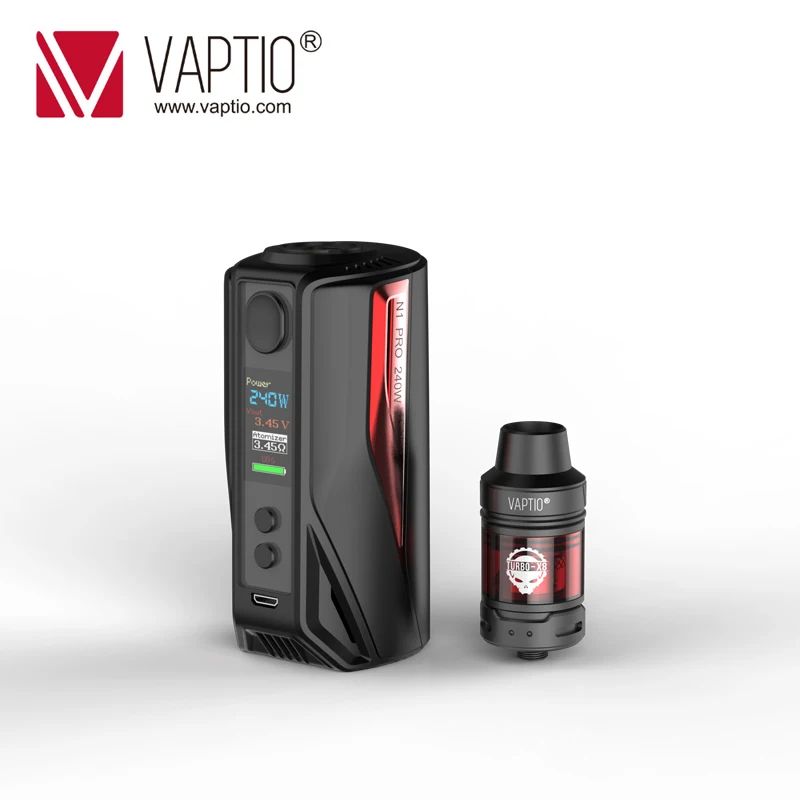 200 Вт электронная сигарета Vaptio N1 Pro Lite Vape mod kit 2 0 мл Frogman Tank Fit 510 поток пара комплект
