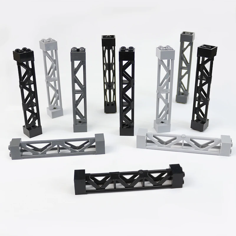 NEW Lego Parts 2x2x10 Black Lattice Column Building Brick 1