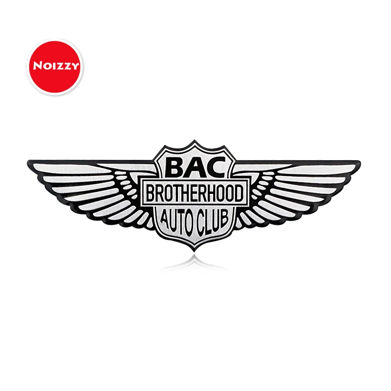 Noizzy BAC Brothers Wings авто клуб стикер мотоцикл эмблема значок 3D Тюнинг автомобиля