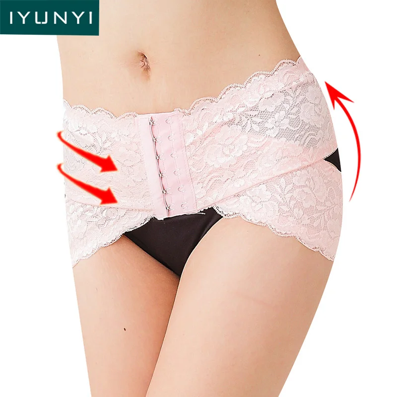 

IYUNYI New Women Pelvis Correction Belt Postpartum Adjustable Belt Belly Slimming Women Pelvic Band Support Waist Trainer Belt