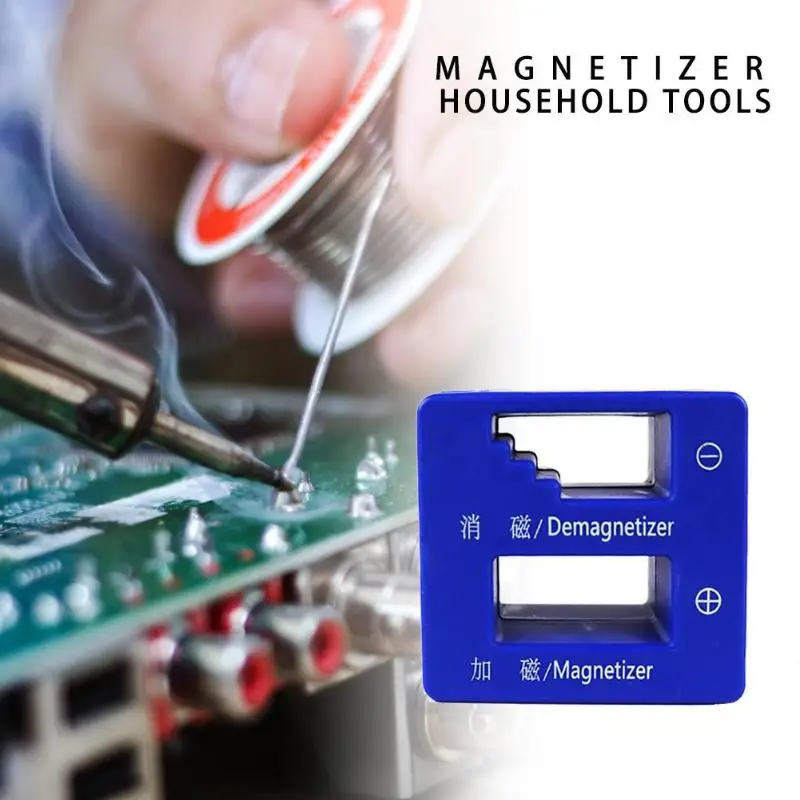 2 в 1 намагничатель инструмент для размагничивания отвертка скамейка наконечники биты гаджет Удобный Намагниченный драйвер Быстрый Магнитный размагничивающий Househo