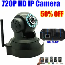 1mp MINI IP Camera HD 720P Wireless Wifi surveillance video Pan/Tilt webcam CCTV security IP Kamera Camera Micro SD Slot audio