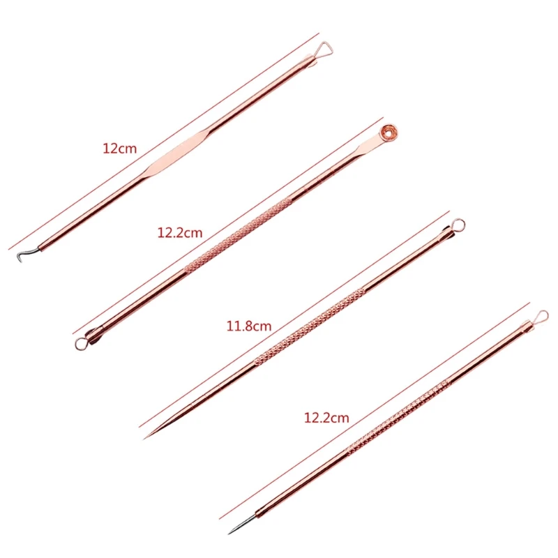 New 4 pcs/Set Acne Blackhead Pimple Treatment Pin Kits Comedone Pin