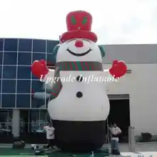 Пользовательские Различные огромные рекламные надувные Снеговики коммерческие рождественские надувные модели для продвижения