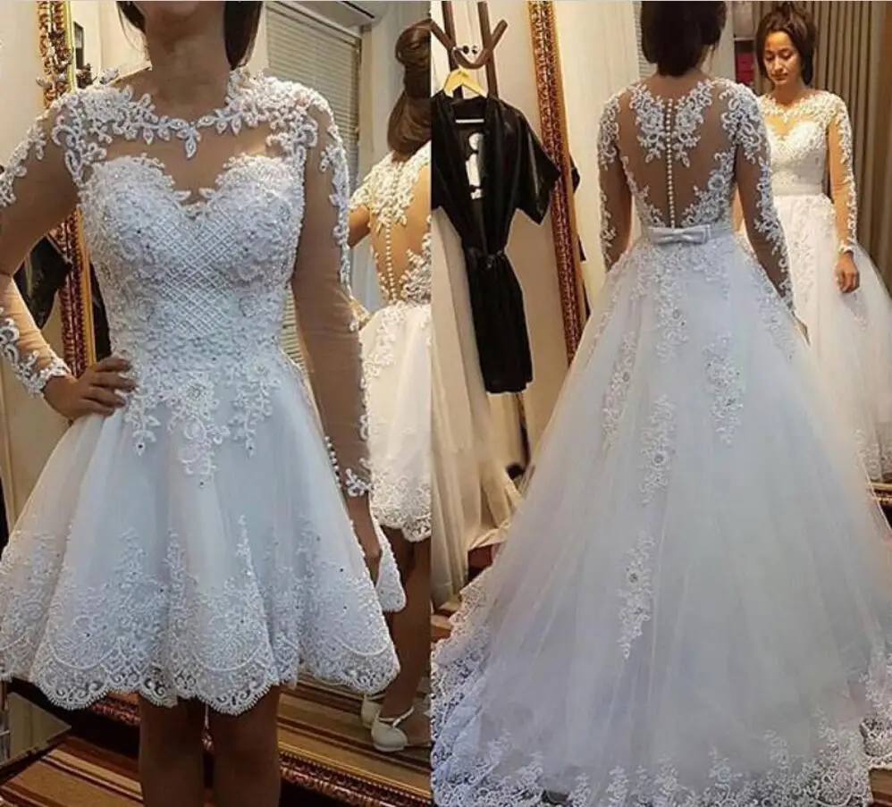 short gowns for wedding