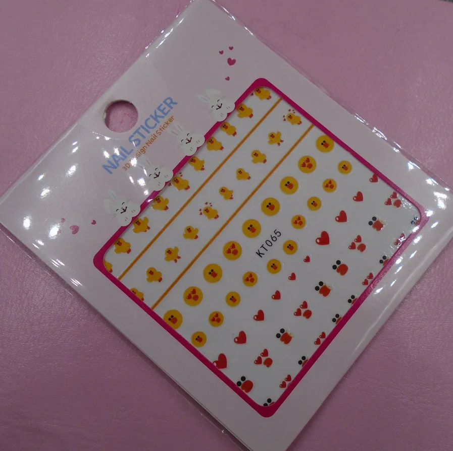 Fashion 5sheet 15type Children Nail Stickers Designs adhesive