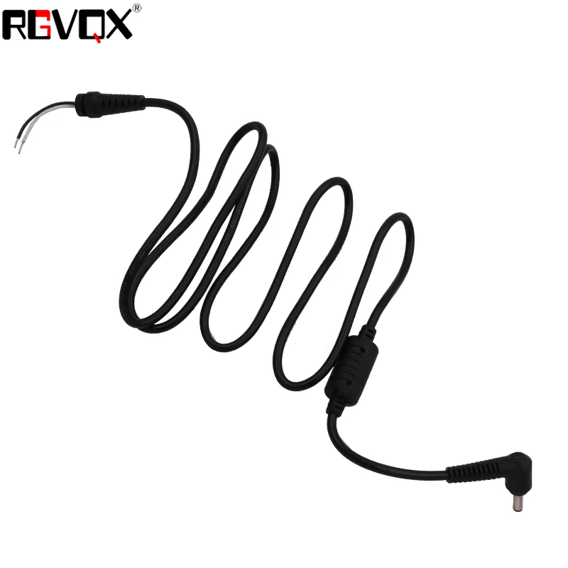 

New L-shaped DC 4.0x1.7mm 1.2M 90 Right Angle cable power adapter connector cord For PC Laptop Notebook