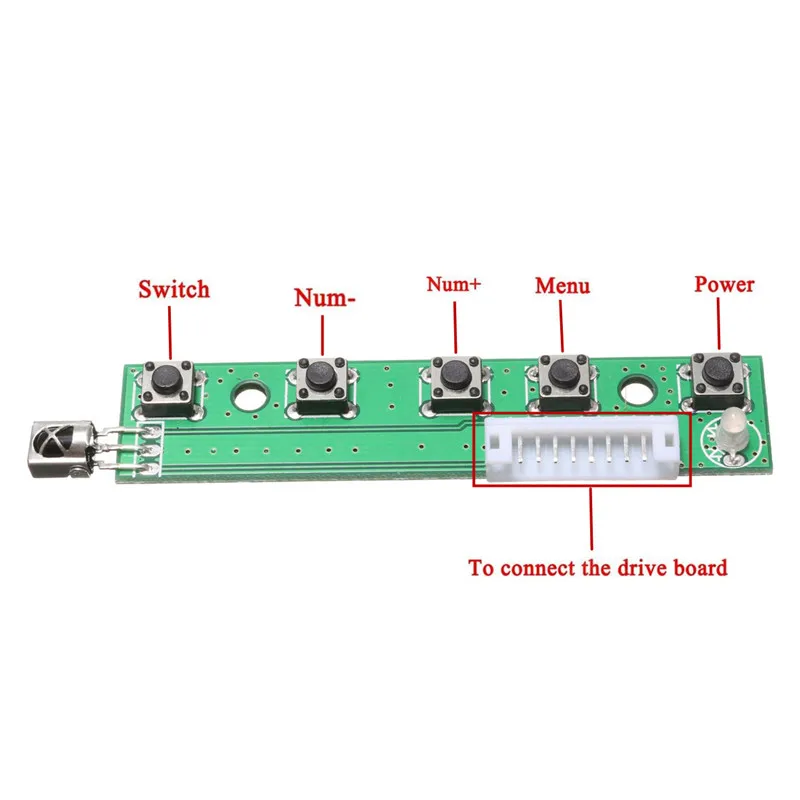 Новый 1 компл.. Raspberry Pi 7 дюймов Raspberry Pi ЖК-дисплей сенсорный экран дисплей HDMI HD 1024x600 сенсорный ЖК-драйвер платы с USB кабельной линии