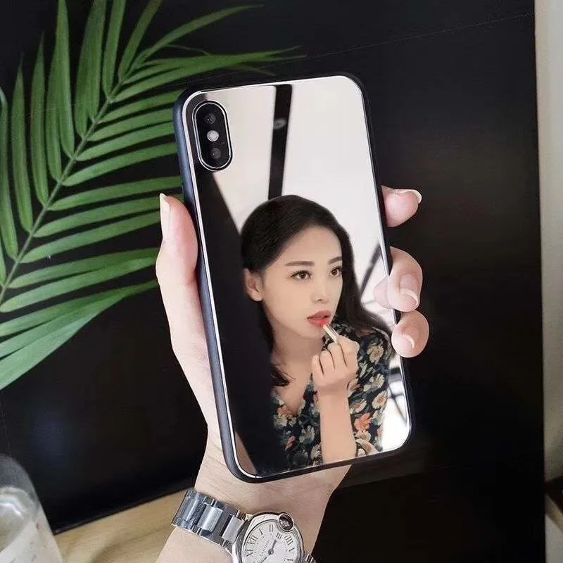 Зеркальный чехол для телефона мягкий Huawei P30 Pro P20 Lite P Smart Plus Mate 10 20 Honor 9 9i 9N 7A Y6 2018 Y9 2019