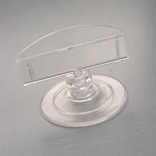 Поп присоска стаканчик Стабильная База диам. 4 см прозрачная вывеска дисплей продвижение ценник клип держатель W5or10cm 1000 шт Высокое качество