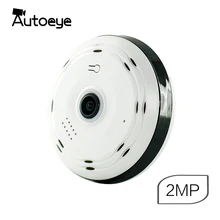 Autoeye 3D Fisheye IP Camera 1080P 960P 2MP 1.3MP 360 Degree Home Security WiFi VR Camera Panoramic Baby Monitor CCTV Camera