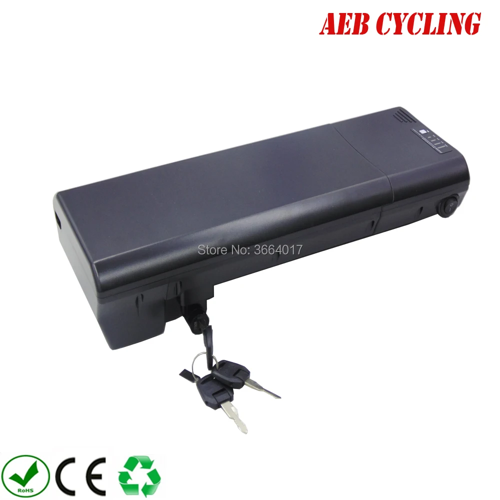Limited Price for  China electric bicycle Lithium ion battery pack 36V 12.8Ah SL rear rack battery for city bike foldi