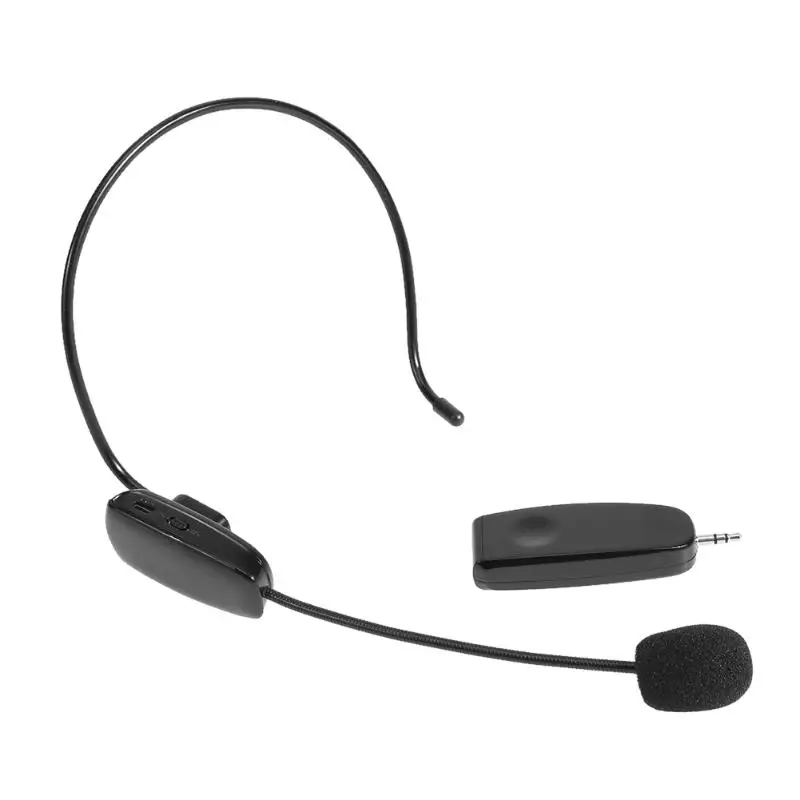 

2.4G Wireless Microphone Speech Headset Megaphone Radio Mic Head Mount For Loudspeaker Teaching Meeting Tour Guide Microfones