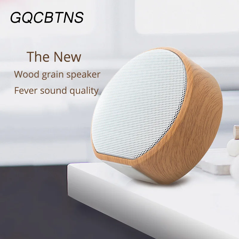 

Mini Bluetooth Speaker Portable Wireless Wood grain speaker Sound System 3D Stereo Music Surround Support Bluetooth,TF AUX USB