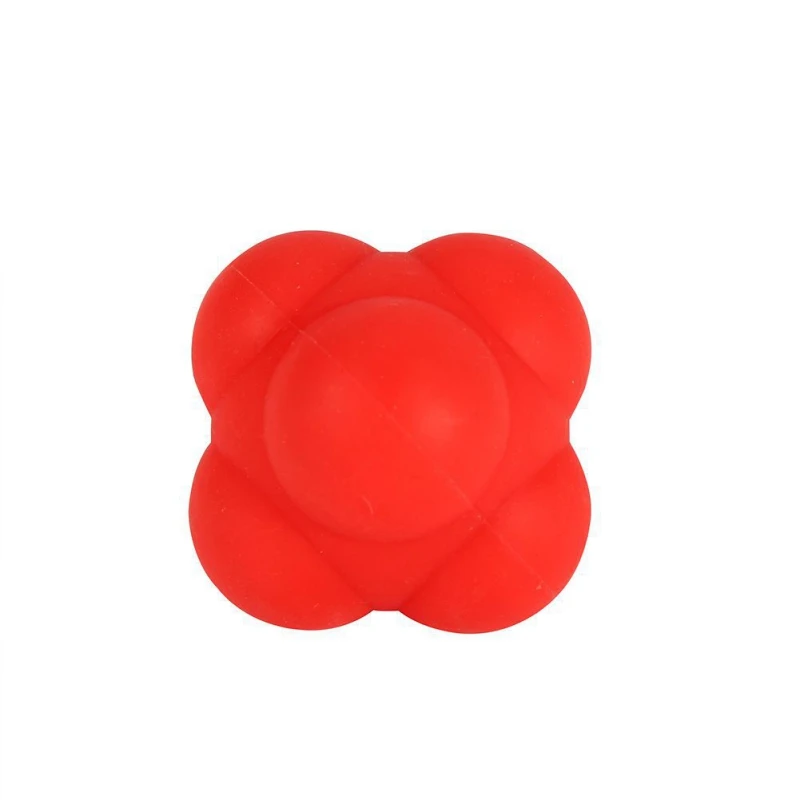 Новые красные удобные портативные рефлекторные тренировочные эластичные мячи для упражнений, мини тренировочные мячи, оборудование - Цвет: Красный