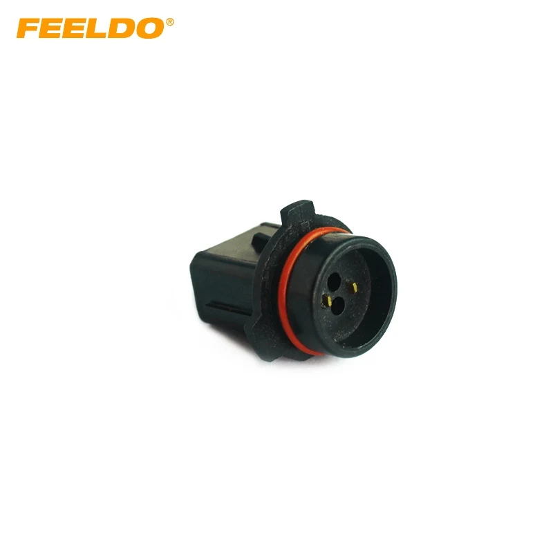 FEELDO 2PCS Car P13W LED Bulb Socket Fog Daytime Running Light Harness