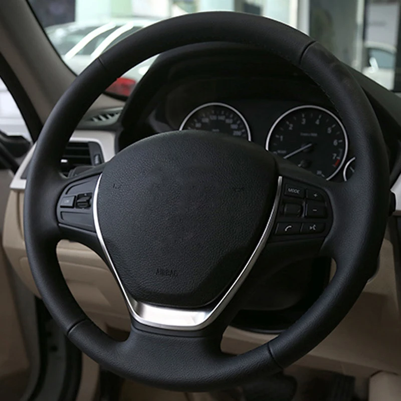 New Chrome Steering Wheel Cover Trim For BMW 3 Series f20 F30 318 320 116i 2013+