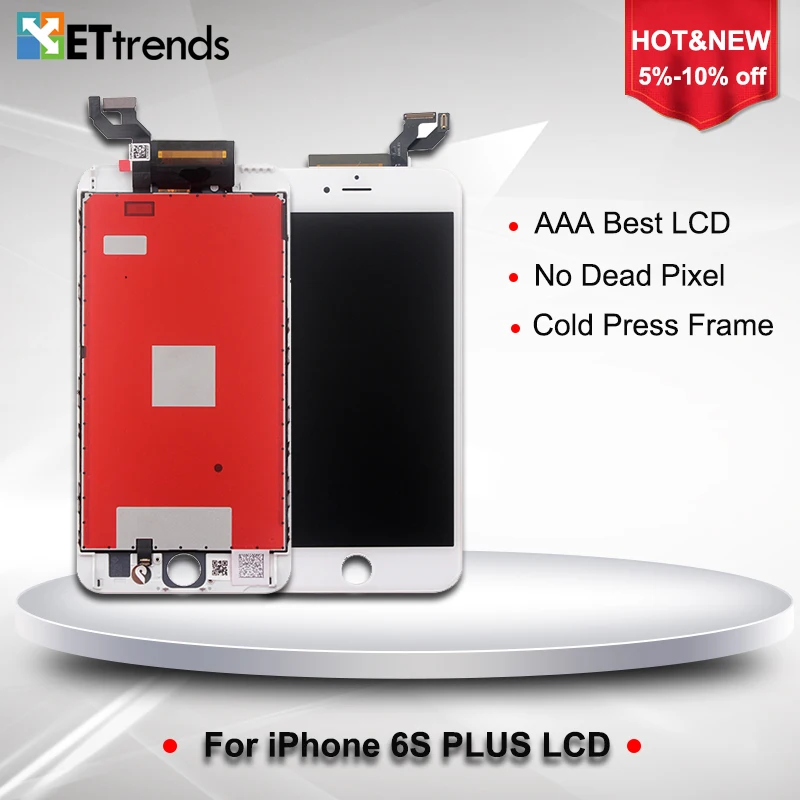 

2PCS/LOT For Refurbished LCD Screen for iPhone 6S Plus LCD display digitizer touch Screen Assembly Free Shipping by DHL