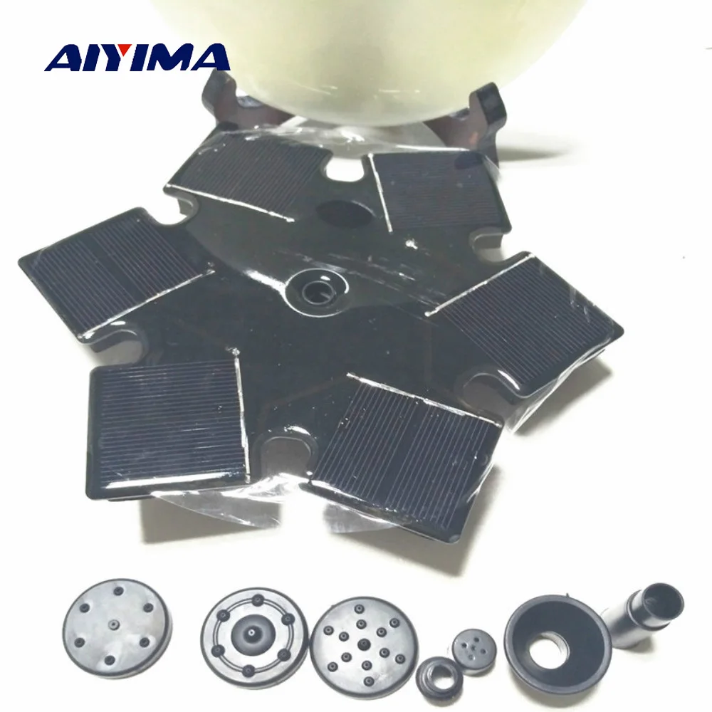 

Aiyima Solar Fountain Pump Floating Pond Bird Feeder Micro Solar Panel Water Pump Garden Outdoor Waterpomp