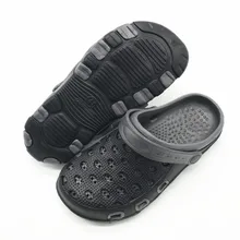 Летние мужские Сандалии CROC безопасные Сабо мужские тапки EU40 41 42 43 44 45 черный синий серый красный коричневый
