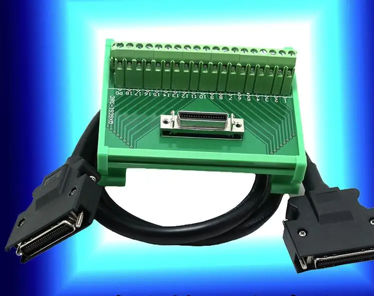 Universal Scsi 36 Breakout Board Terminal Block Interface With Scsi36
