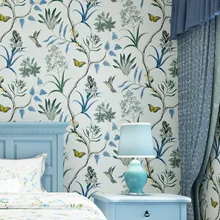 Beibehang Американский Сельский сад Птицы Цветы Настенные обои для стен 3 d papel де parede 3d полы обои домашний декор