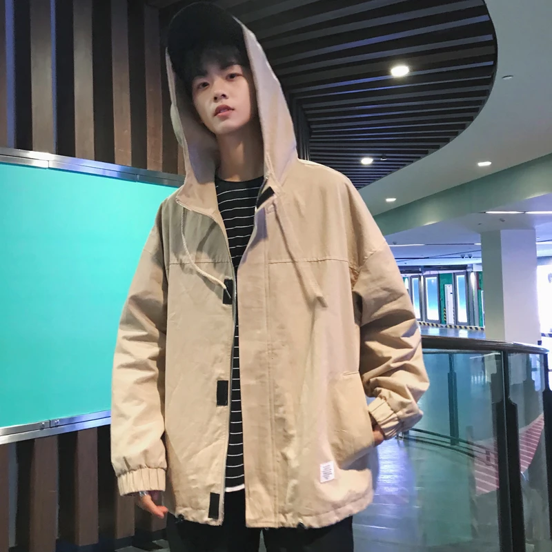 

2019 New Fashion Short winter Jacket men clothing male cotton autumn Loose coat quality black men's Parkas For School Boys 60