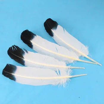 

100 pcs wholesale 25-30cm real natural turkey feathers plumes hair extensions goose feather for sale