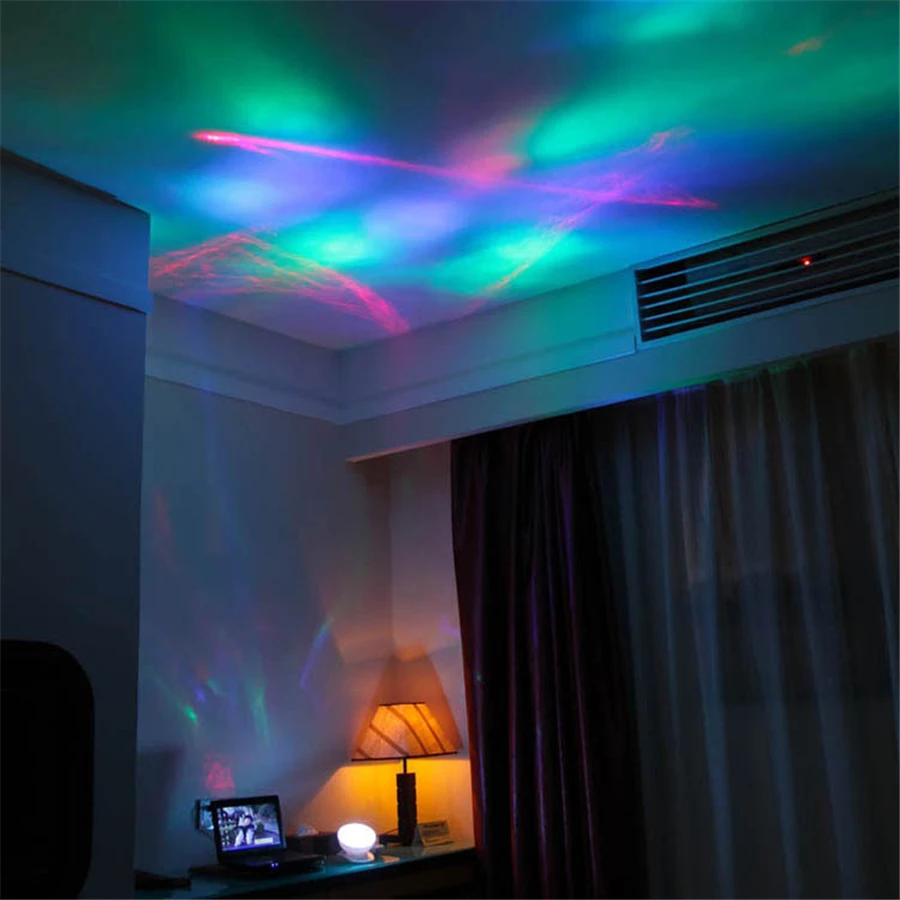 Luz da Noite Coversage Oceano Onda Aurora Alto-falante Projetor Bebê Crianças Sono Romântico Led Estrelado Estrela Mestre Mutável Lâmpada Céu 7 led estrelado estrela mestre mutável lâmpada