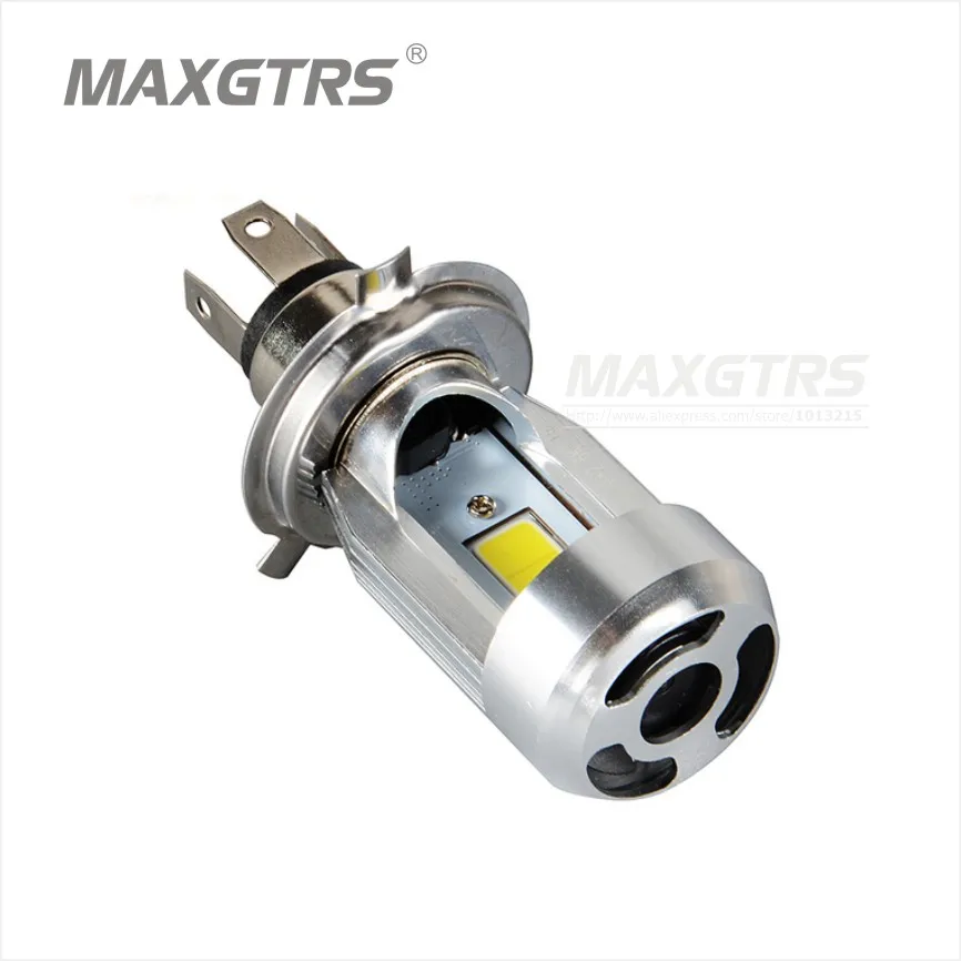 

2017 New 20W*2 2000LM*2 Hi/Lo beam DC12V 6500K HS1/H4 plug led motorcycle headlight bulbs Moped Scooter Motobike headlamp