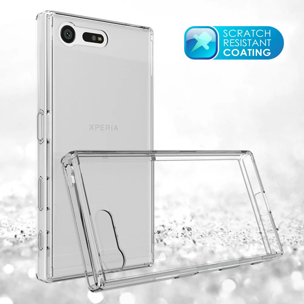 Чехол для Sony Xperia X Compact F5121 F5122 F5321 мягкий жесткий акриловый чехол из ТПУ с краями