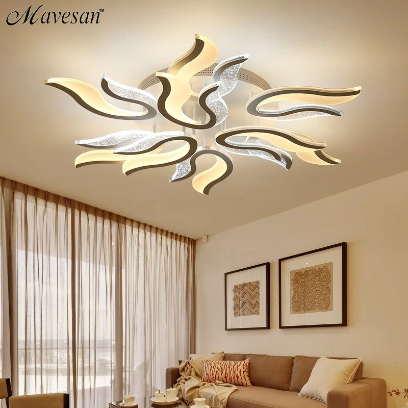  Modern acrylic LED Ceiling Lights for Living Room Ultrathin ceiling lamp Decorative lampshade Lampa - 32814719856