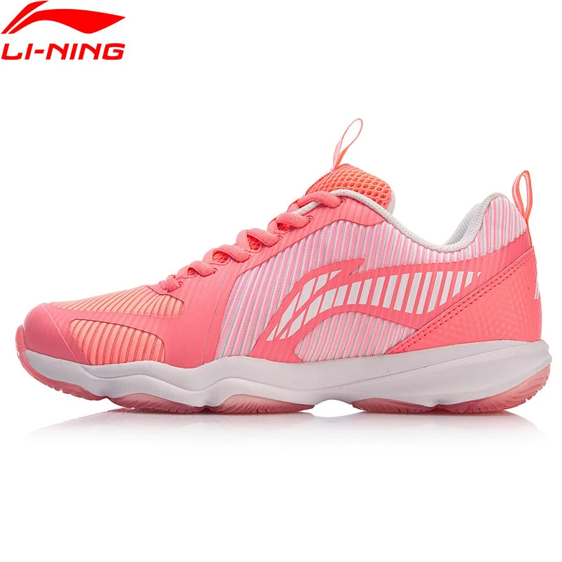 Li-Ning/женские кроссовки RANGER TD 3 для обучения бадминтону, устойчивая поддержка, удобные кроссовки с подкладкой, спортивная обувь AYTN062 SOND18