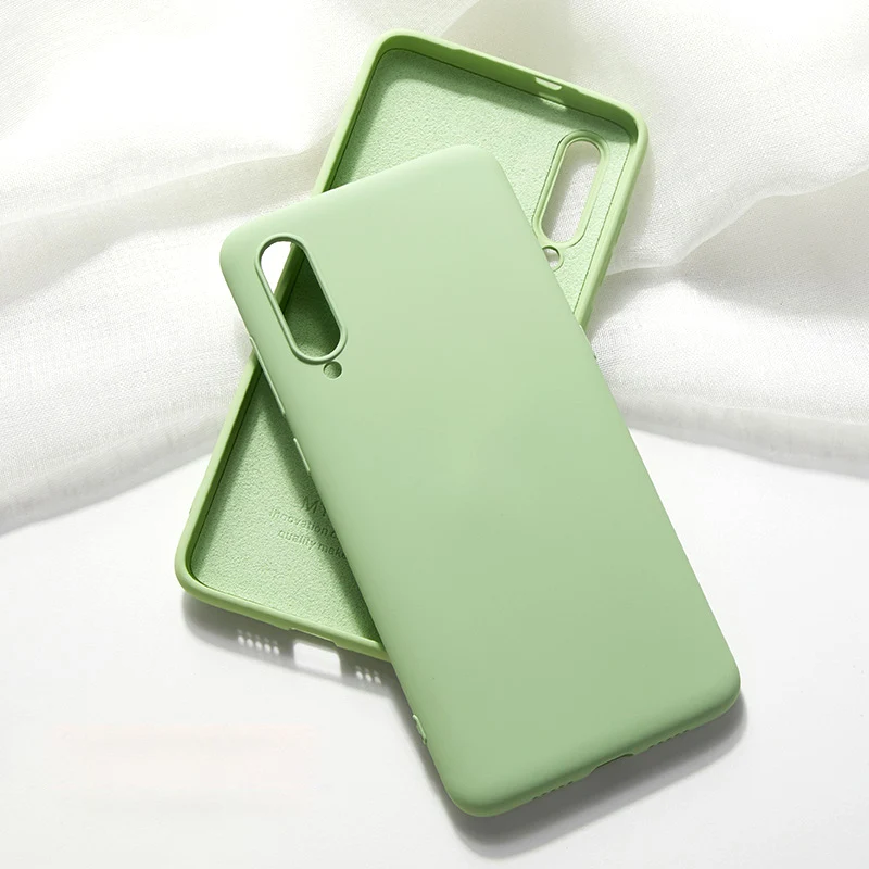 Ultra thin Soft Liquid Silicone Phone Case For xiaomi mi 9 8 Mi9 Mi8 SE Luxury Shockproof Cover for Xiaomi Redmi note 7 pro case