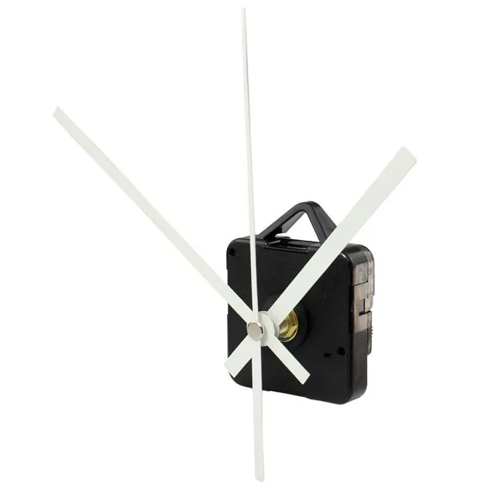 

New Arrival Quartz Clock Movement Mechanism with Hook DIY Repair Parts White Hands clock mechanism mecanismo reloj pared *0924