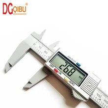 Digital vernier pinças medida 150mm 6 polegada lcd eletrônico medidor de fibra carbono altura instrumentos medição micrômetro