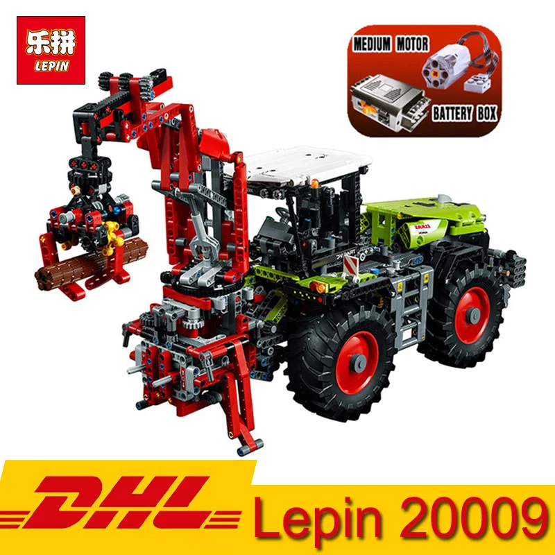 

Fast Shipping Lepin 20009 1977Pcs Technic Figures tractor Model Building Blocks Bricks Kid Educational Toy Gift LegoING 42054