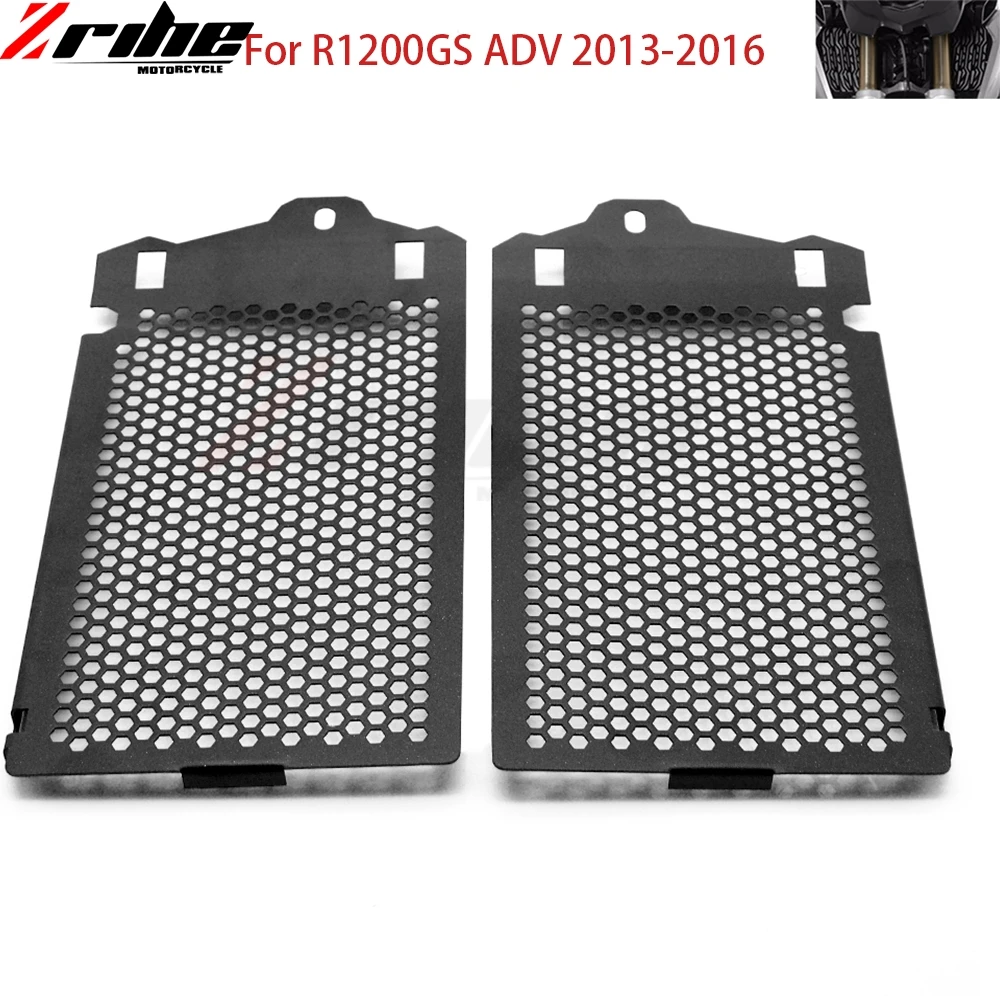 Goedkoop Voor BMW R1200GS 2013 2017 R 1200 GS Adventure Watergekoelde Radiator Grills Guard Cover Grille R1200GS LC Adventure 2013 2017