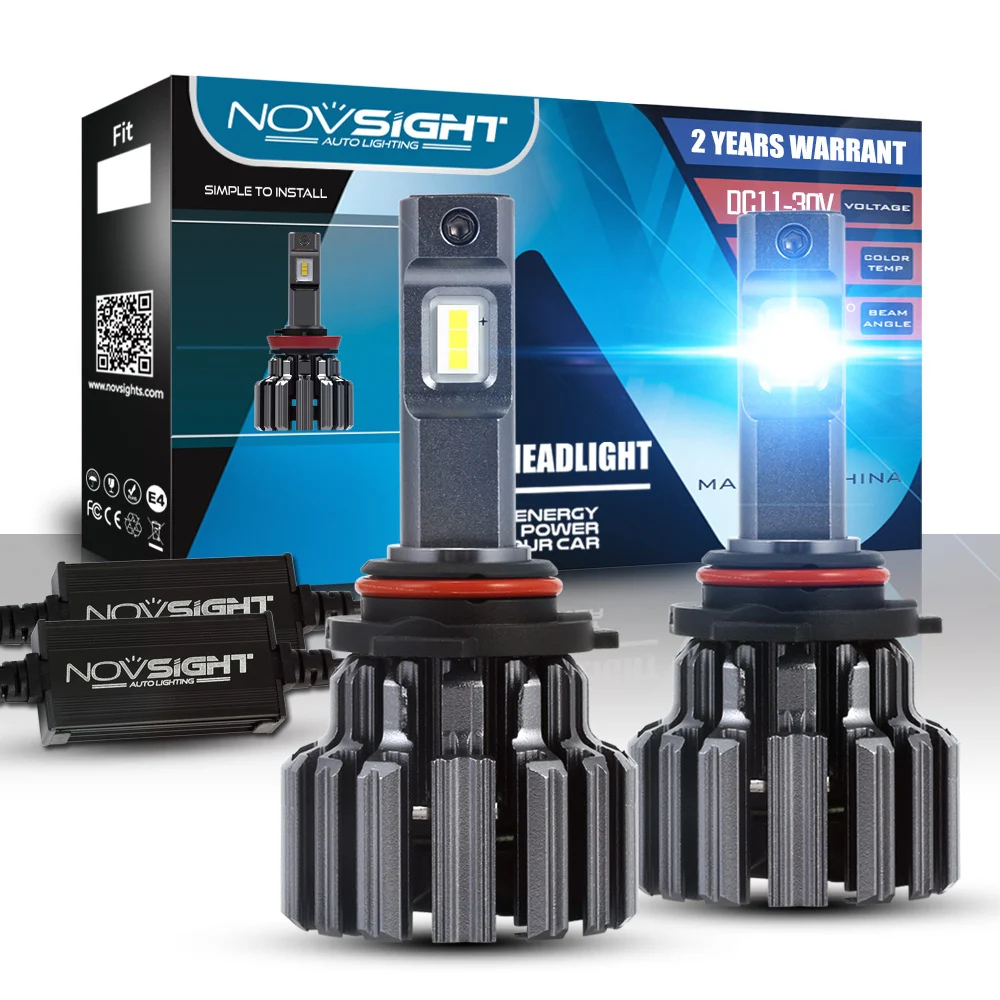 

Novsight H4 LED H11 9005 9006 Car LED Headlight Bulbs 90W 7200LM Automobile Headlamp Fog Lights 11V 30V