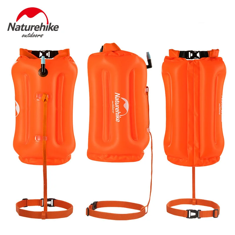 

Naturehike 8.5L 20L Outdoor Inflatable Waterproof Bag Seaside Swimming Snorkeling Bag with Air Bag Phone Clothes Storage Bag