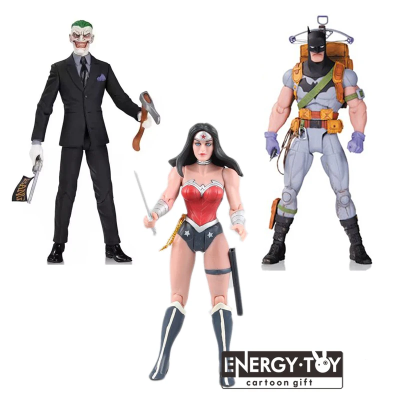

2kinds Cartoon Comics Designer Series Zero Year Survival Batman the Joker PVC action figure model toy doll no box