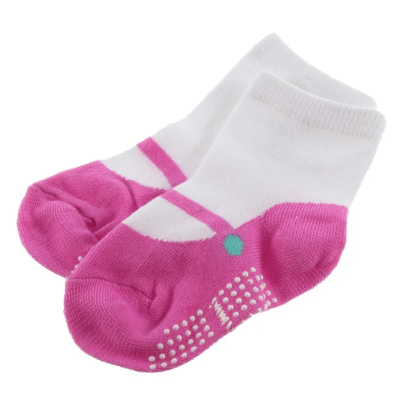 Anti Slip Cotton Socks Shoes 9cm Botton 0 2 Year Old Ballet Shape