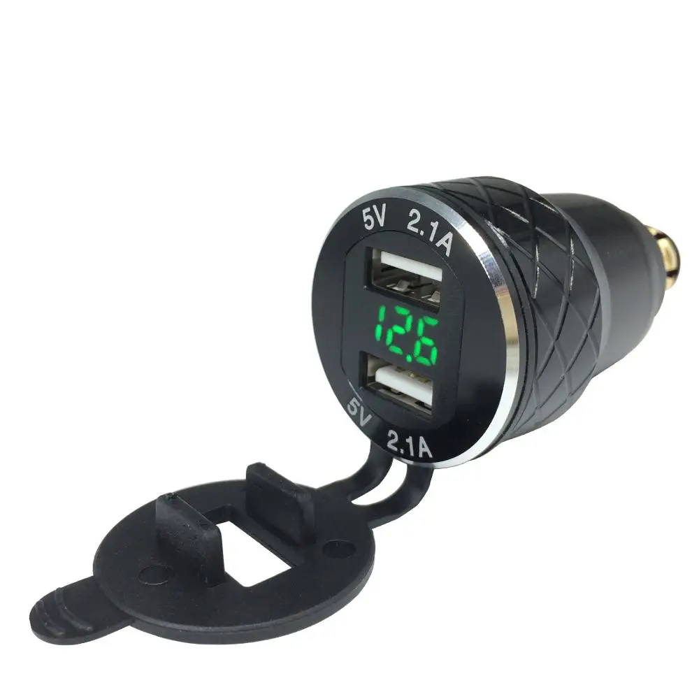 Портативный Din Usb разъем зарядное устройство для мотоцикла BMW Triumph Tiger Ducati Hella