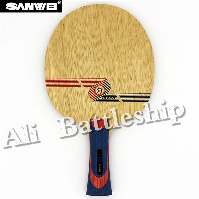 Оригинальный Sanwei белый ровный настольный теннис лезвие (10 + 9 мягкий углерод, для 40 +) ракетка для Пинг-Понга Летучая мышь весло