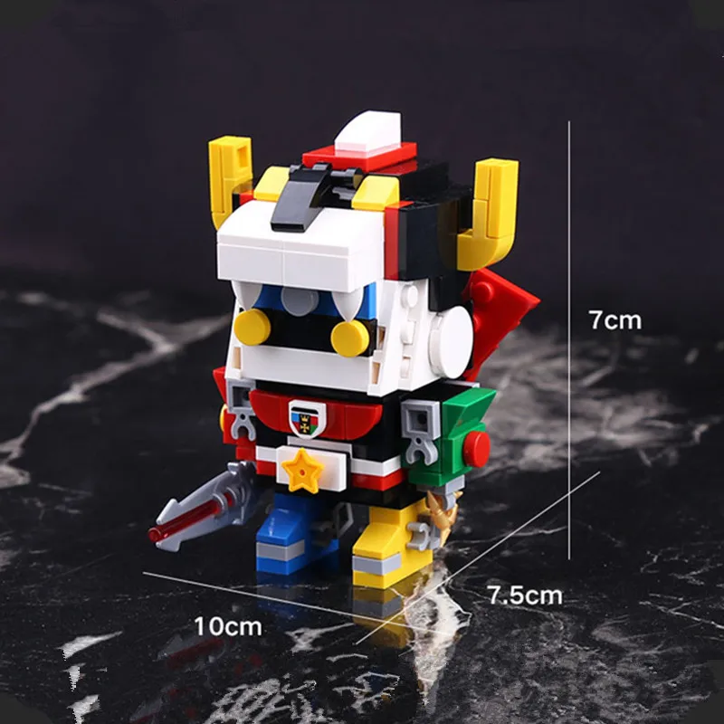 

IN STOCK H&HXY 18002 Mini Voltron Super Robot Defender of the Universe Movie DECOOL Model Building Blocks Bricks Kids Toys 21311