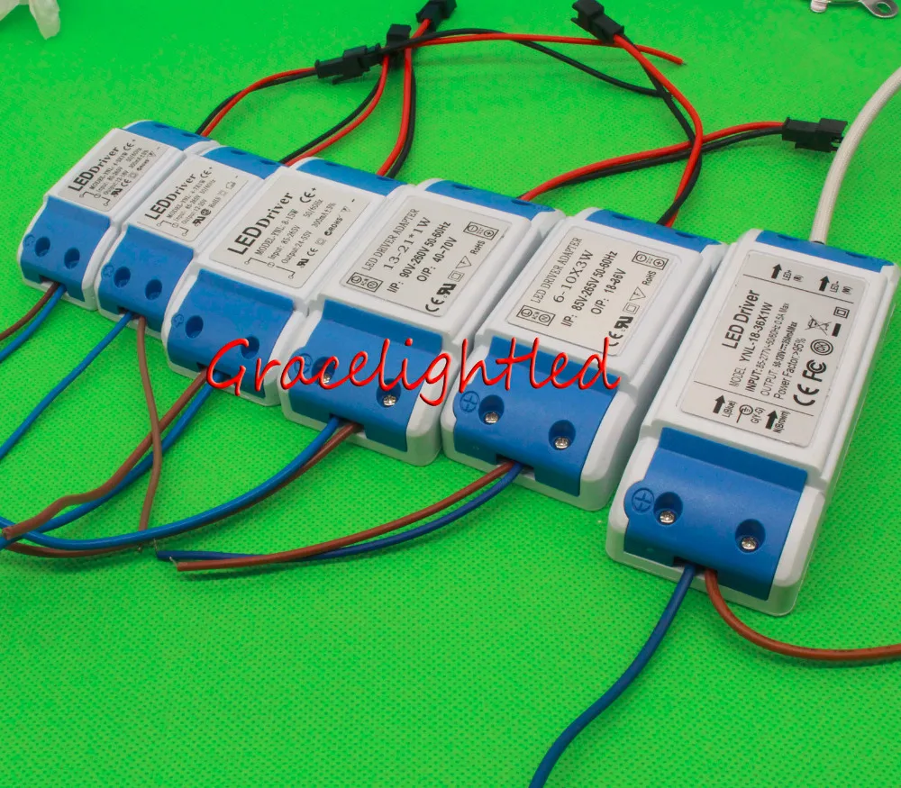 6-18x3w 1-36x1w 85-265V 300mA/600mA светодиодный трансформатор для потолочного светильника |
