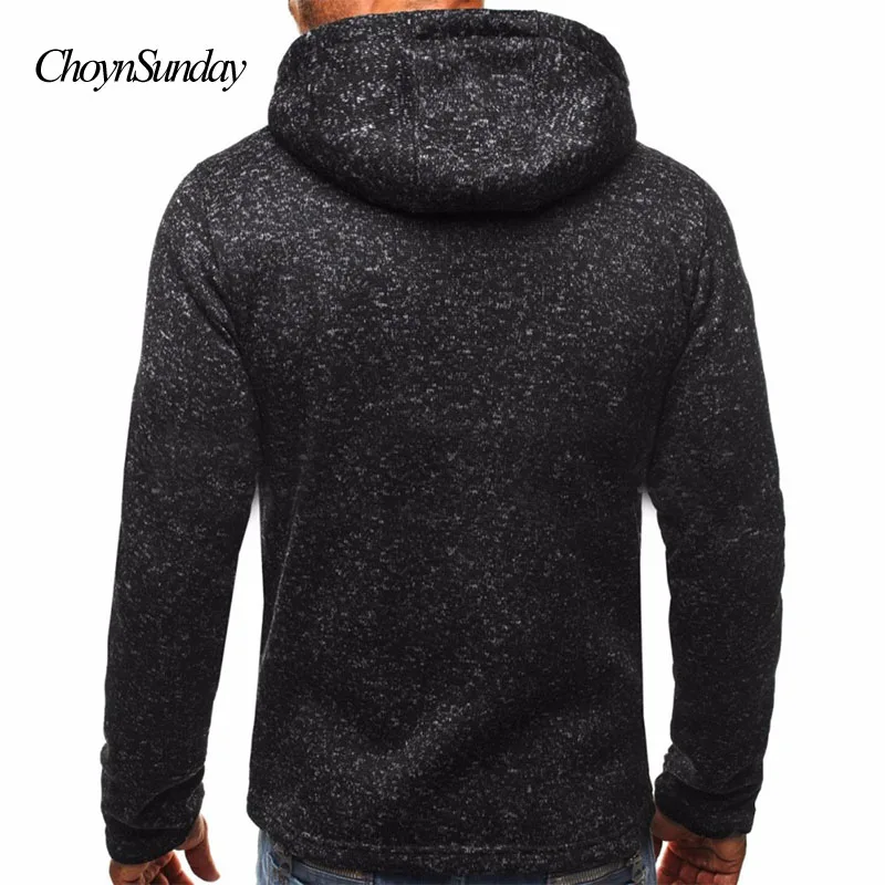 Бренд ChoynSunday мужские толстовки на молнии с капюшоном Dos Homens de Inverno Com Capuz Masculino Moletom