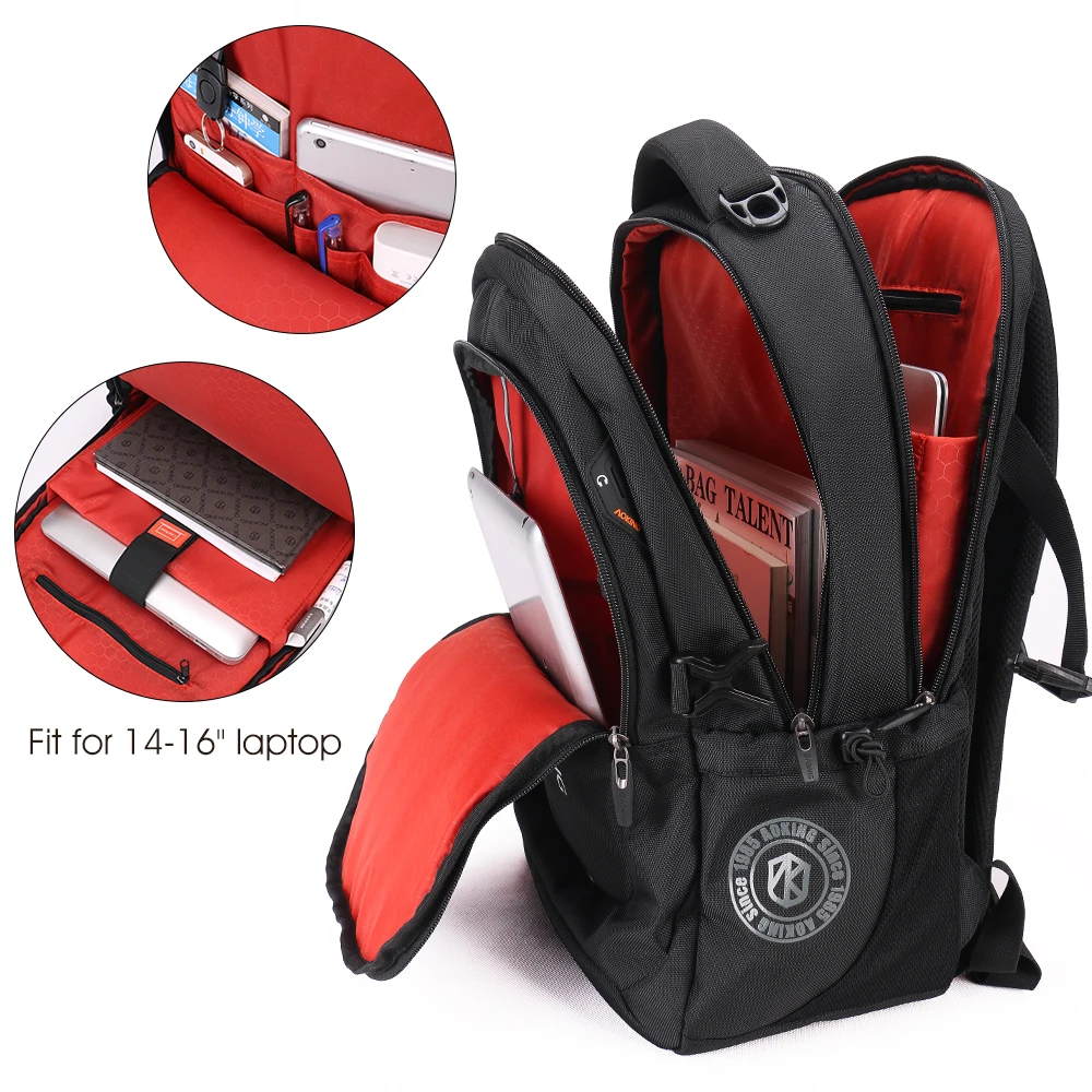 Aoking Brand Men Backpack Light Comfort Fashion Urban Backpack for 15 inch Laptop Breathable Rucksack Mochila School bag Aoking Brand Men Backpack Light Comfort Fashion Urban Backpack for 15 inch Laptop Breathable Rucksack Mochila School bag