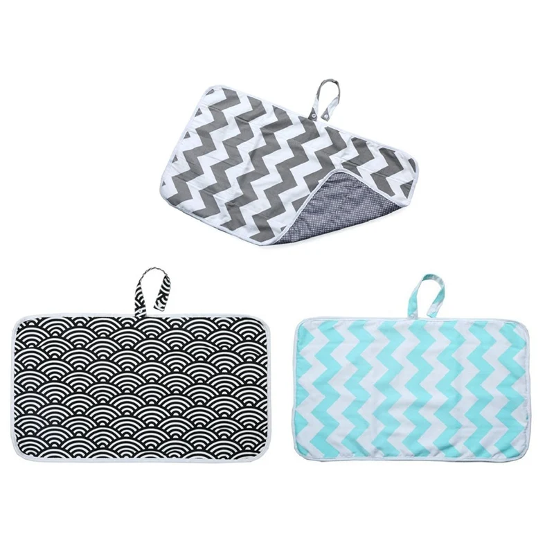 cheap Portable Washable Baby Travel Nappy Diaper Changing Mat Waterproof Baby Floor Mattress Folding Diaper Changing Pad Cover