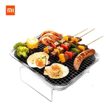 Xiaomi mijia zaofeng 2-3 человек портативный барбекю гриль из нержавеющей стали плита для приготовления пищи на открытом воздухе кемпинга пикника